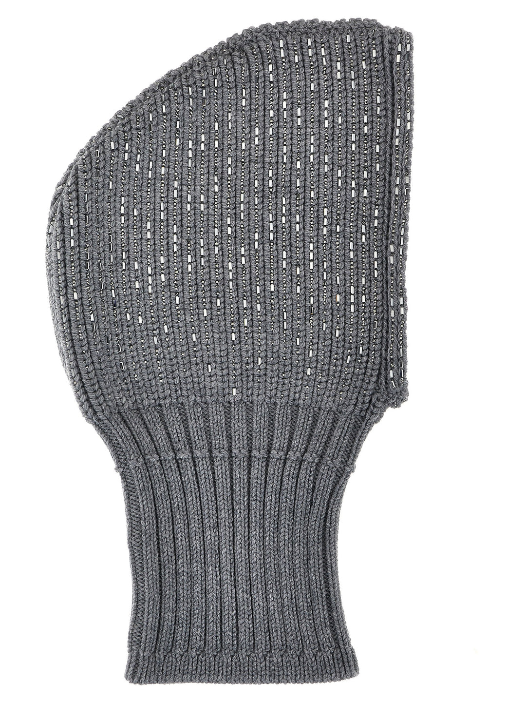 Balaclava Rhinestones Hats Gray