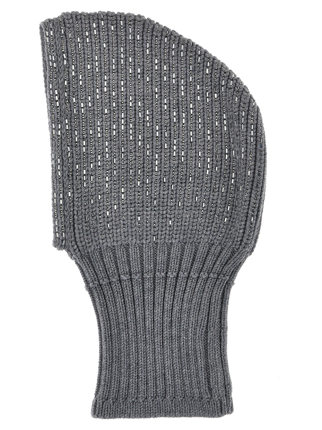 Balaclava Rhinestones Hats Gray