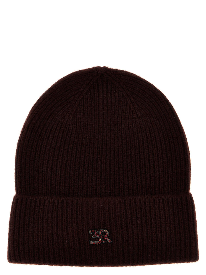 Logo Beanie Hats Bordeaux