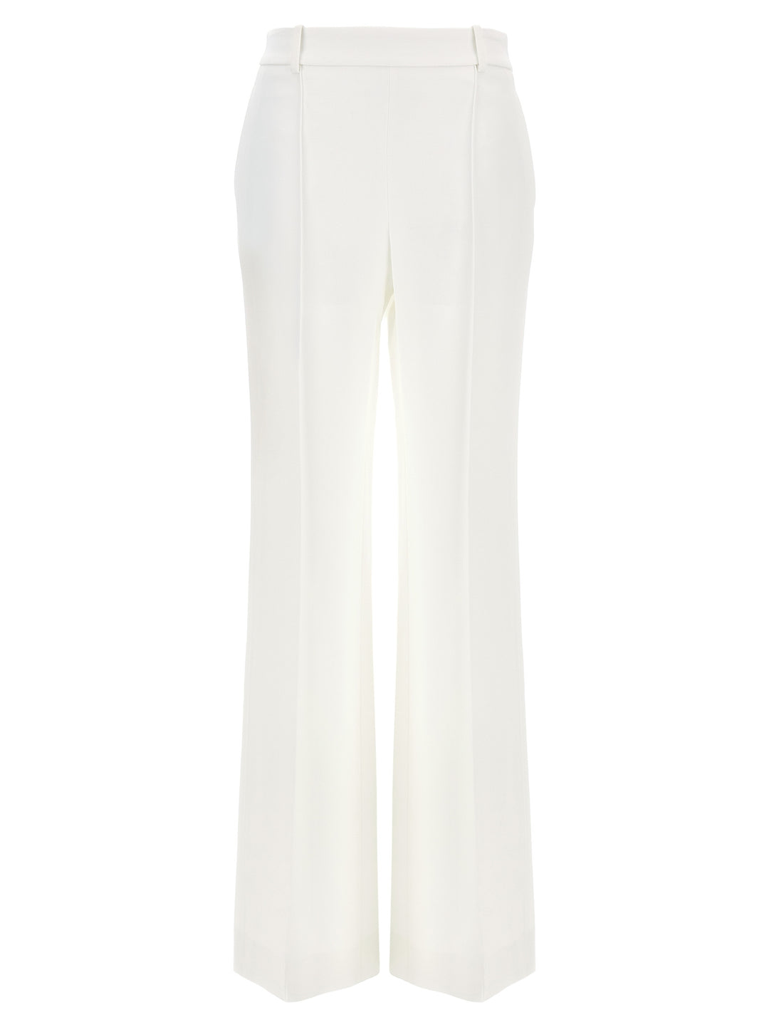 Loose Leg Tailored Pants White