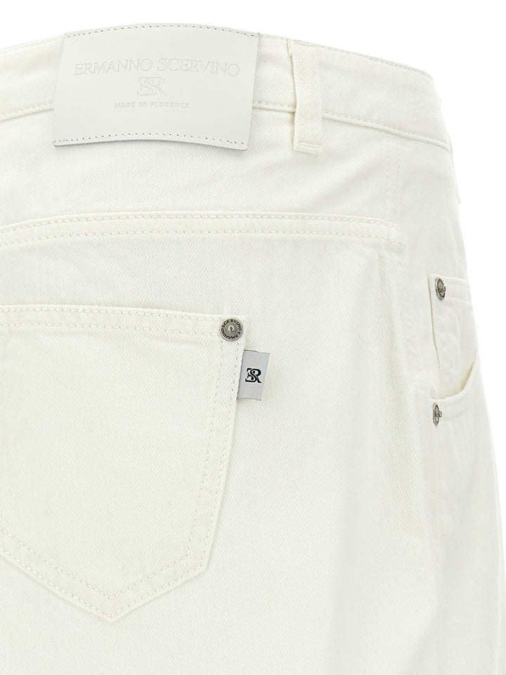 Denim Bermuda Shorts Bermuda, Short White