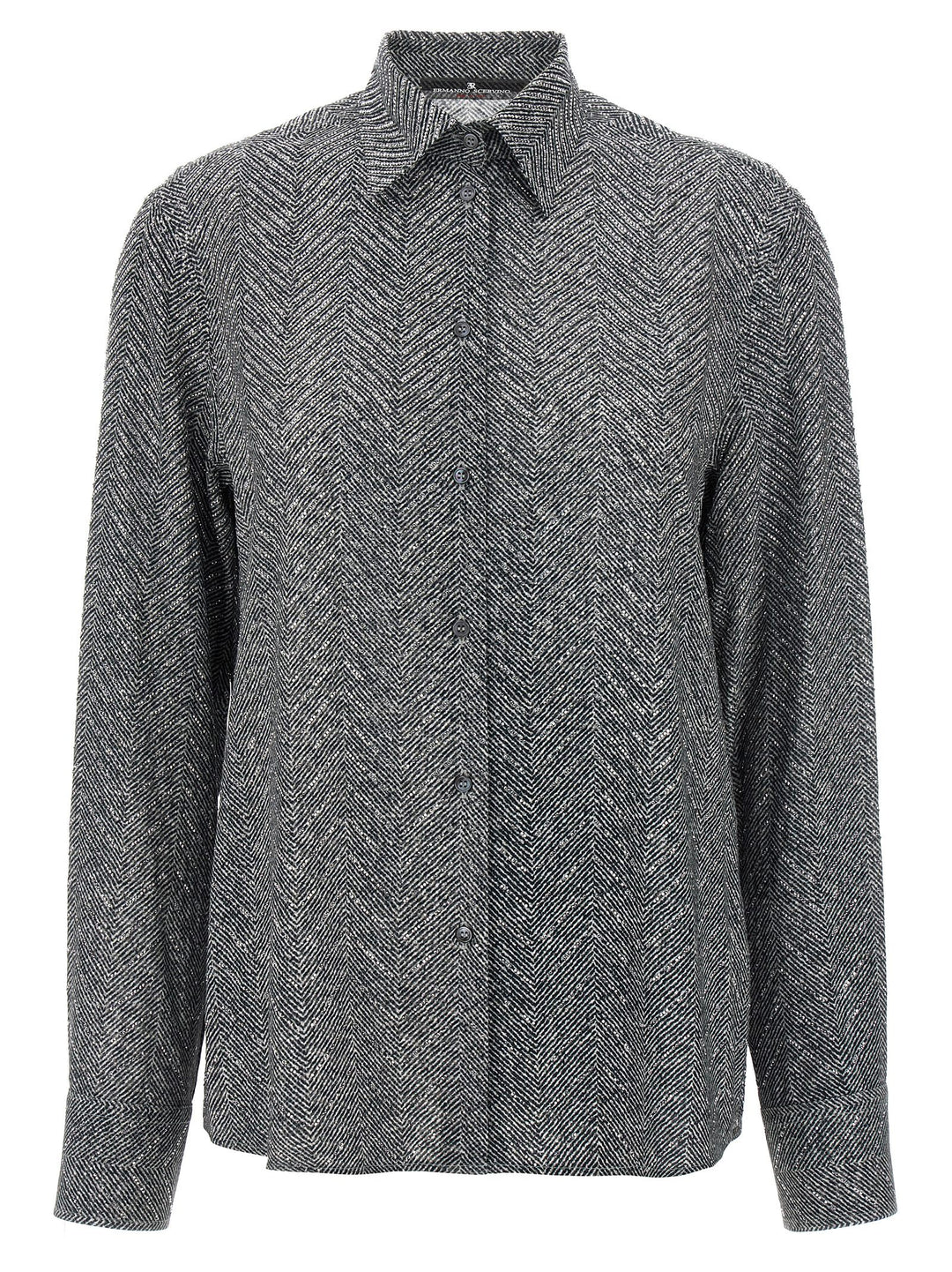Ermanno Scervino Rhinestone Shirt Shirt and Blouse - Gray | 1fa6469b6c4ae26ddccacbab2bc60775ebe79630