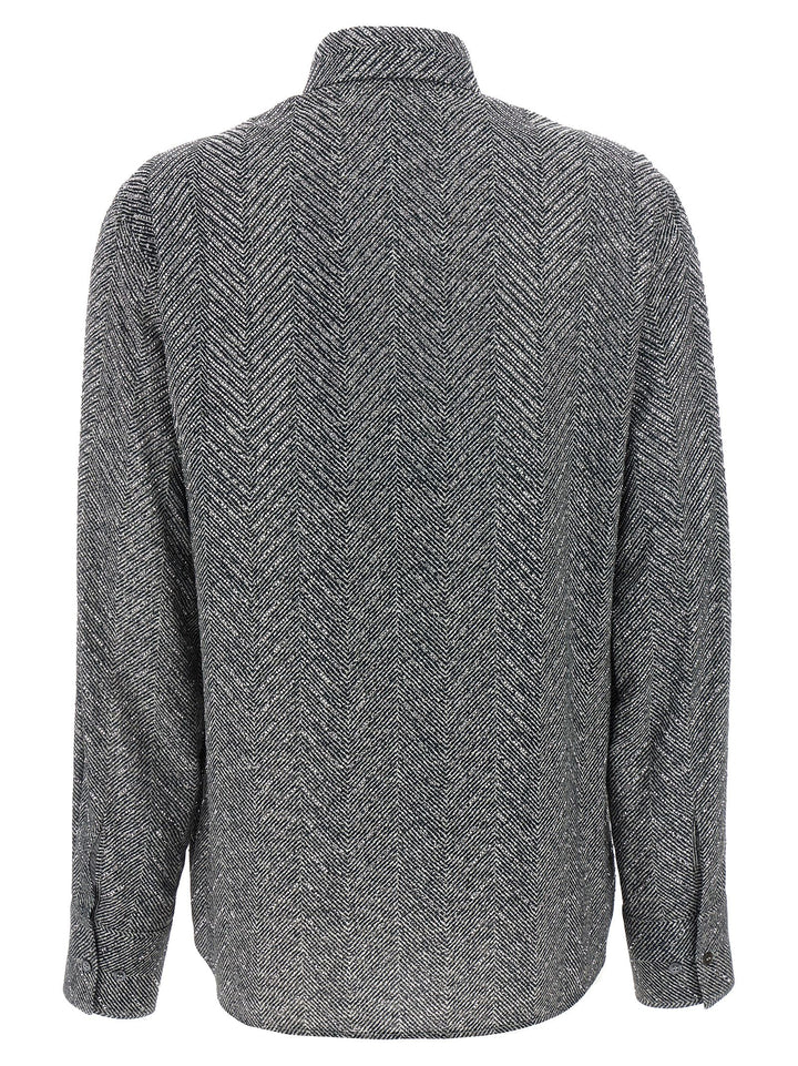 Ermanno Scervino Rhinestone Shirt Shirt and Blouse - Gray | 58b6c55e409ac105b5b3a8c73cc4e46aa2c3d279