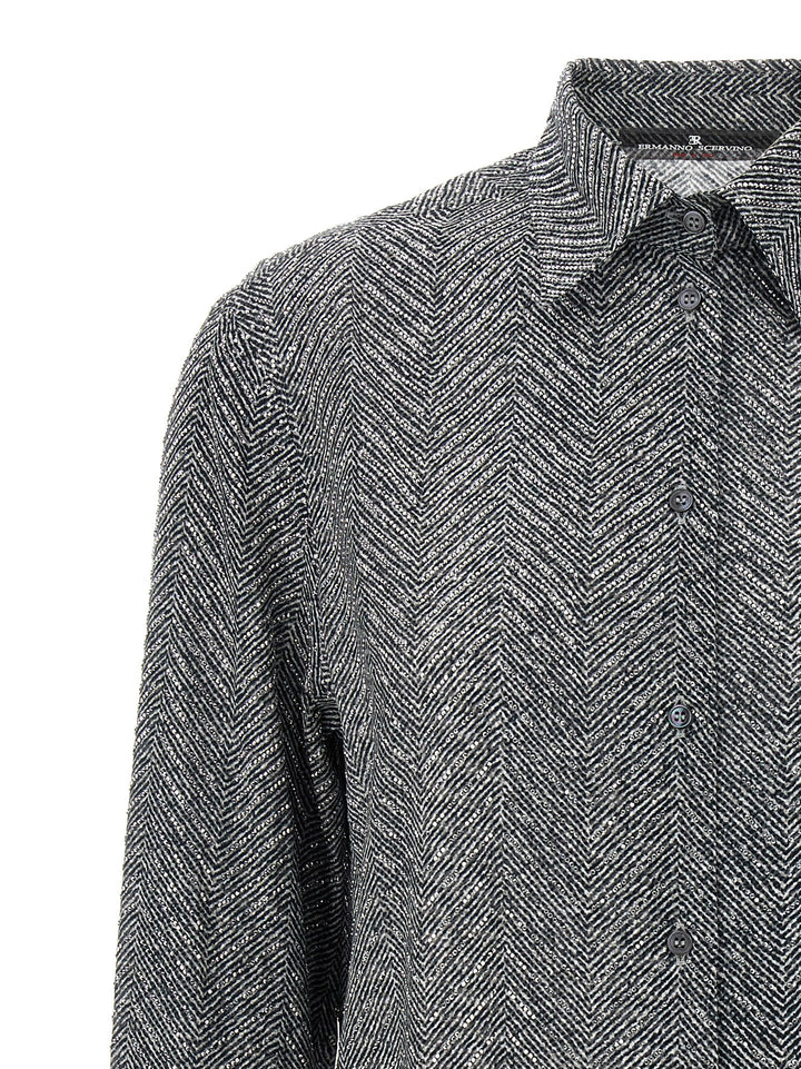 Ermanno Scervino Rhinestone Shirt Shirt and Blouse - Gray | e2930991dbfb4a69f9efda58c1e9b3f641a3a604