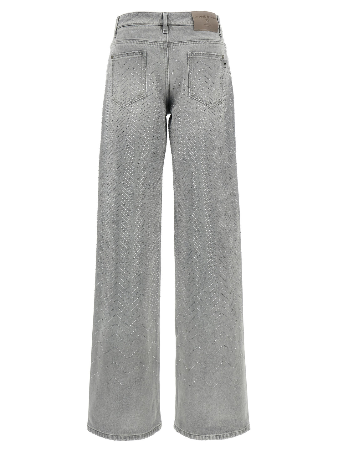 Ermanno Scervino Rhinestone Jeans - Gray | 075a539237faebb8ba8df589fb6ec0ad0f986834