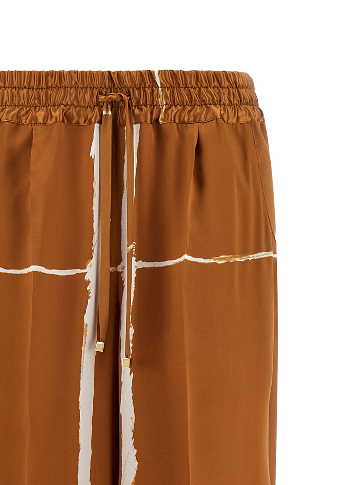 Kiton Silk Pants - Brown | 8a3ffcec6a954b7aa2a4a7040d592c7f8b3d4b1c