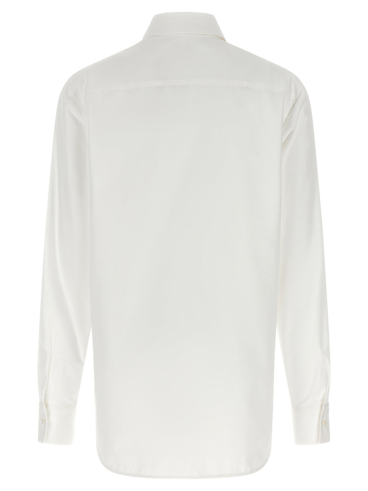 Ermanno Scervino Embroidery Cotton Shirt Shirt and Blouse - White | f43ff130d5dd91170b43f5989b4c2a6f4cde9824
