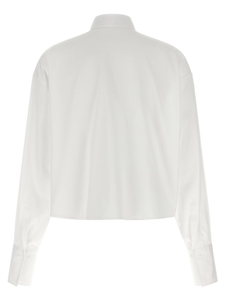 Ermanno Scervino Plastron Shirt Shirt and Blouse - White | 05f8245166766c951a1e0d6fa96ca59d5a00ba6c