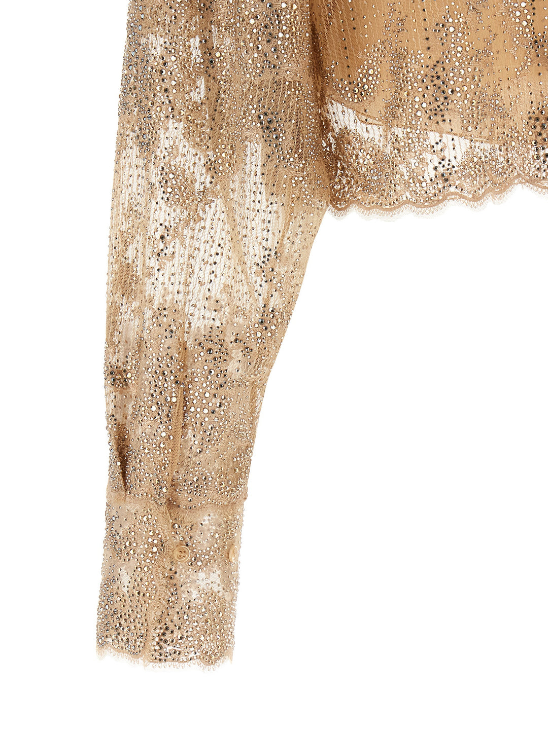 Ermanno Scervino Embroidery Shirt Shirt and Blouse - Beige | 1f68297888d0d6cf9858521097fe5ac93f379391