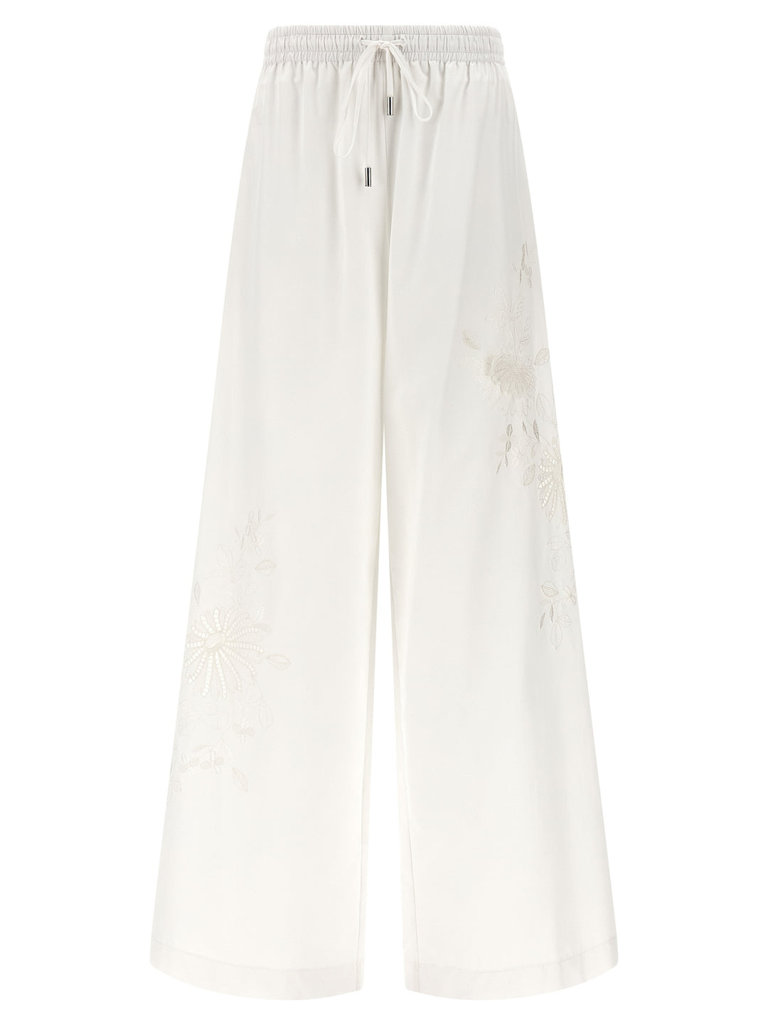Ermanno Scervino Lace Insert Pants - White | 65ba78139bce43274d0db82a5b42ce9acaf6cd20
