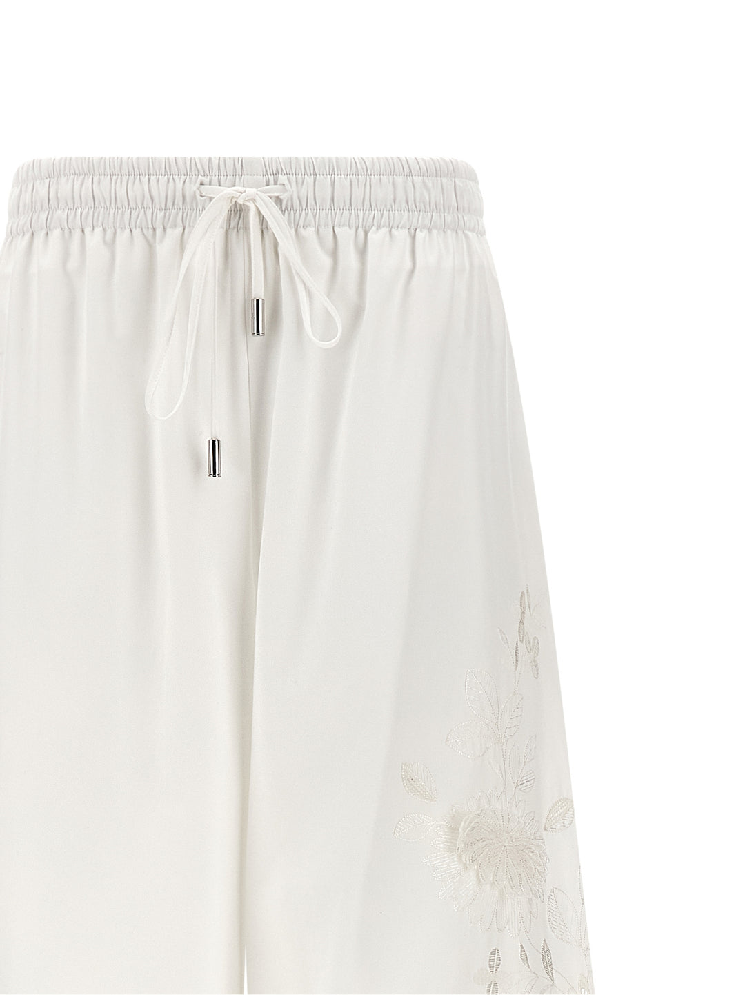 Ermanno Scervino Lace Insert Pants - White | b8b82734eef9888eb45bee4d0a250101a66ca908