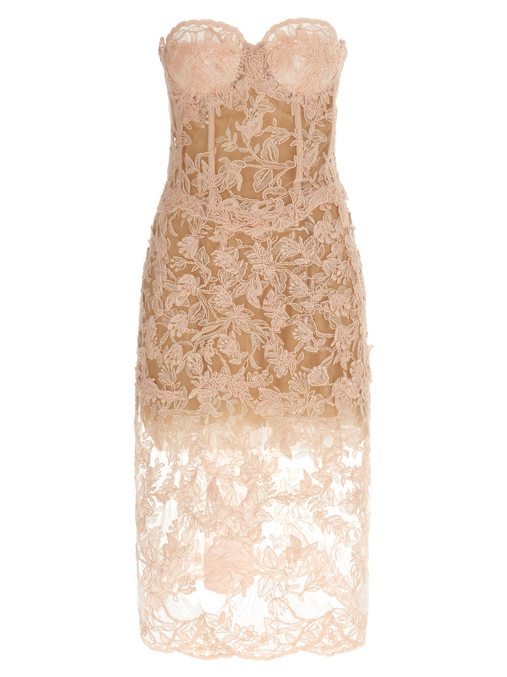 Ermanno Scervino Lace Dress Dresses - Pink | f9e683b19d3ef610379b1e49fb5432f054734e33