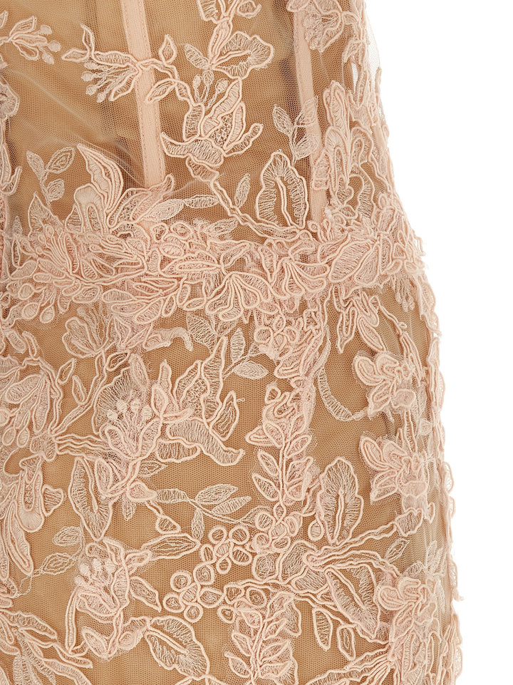 Ermanno Scervino Lace Dress Dresses - Pink | fe37055e0aaf6a9de2ceb9c425f109e9601e4bcc