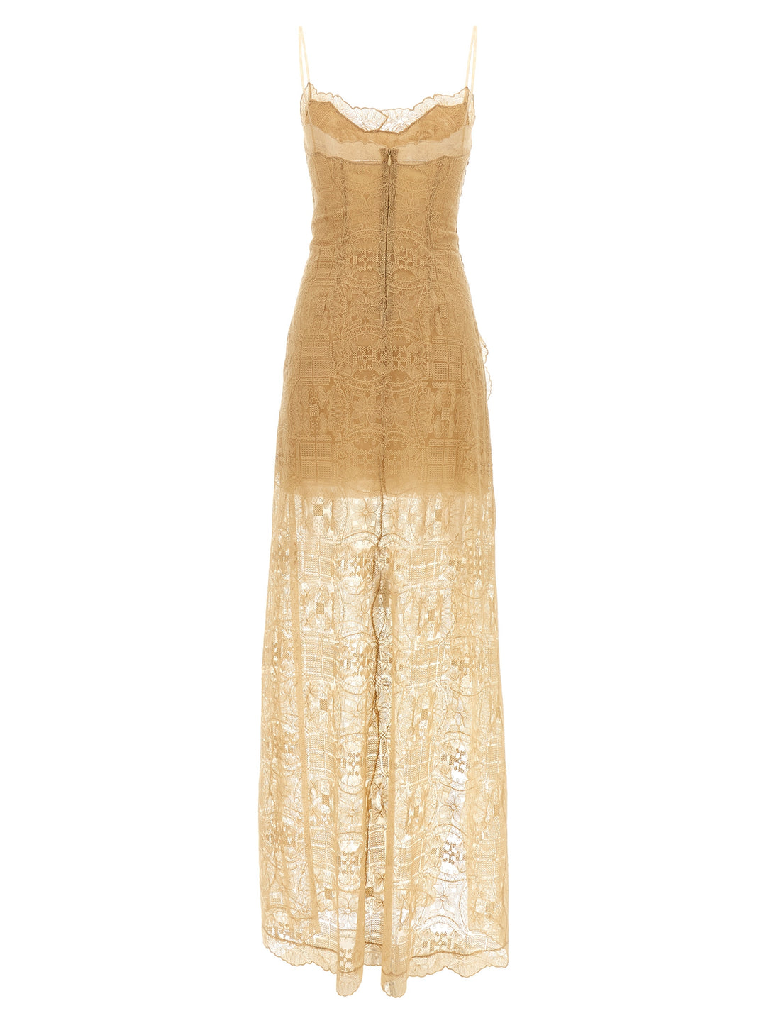 Ermanno Scervino Embroidered Dress Dresses - Beige | 16a82b74cc62d5b8d1b36a4ed3e2ed3872371cea
