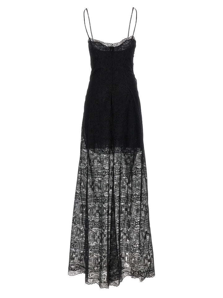 Ermanno Scervino Majolica Lace Dress Dresses - Black | e48b346983287a2734bde0ac7f66e515cbc961f3