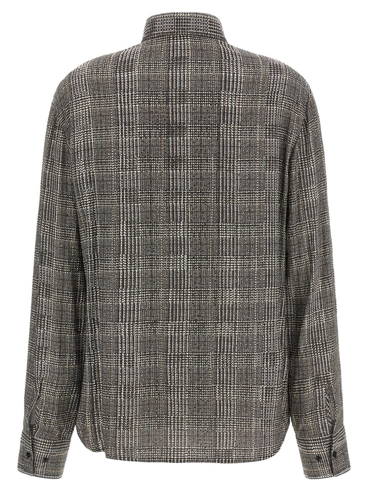 Ermanno Scervino All-Over Rhinestone Shirt Shirt and Blouse - Gray | 4038a673ab5856bd720e019d4638961bb388a4a5