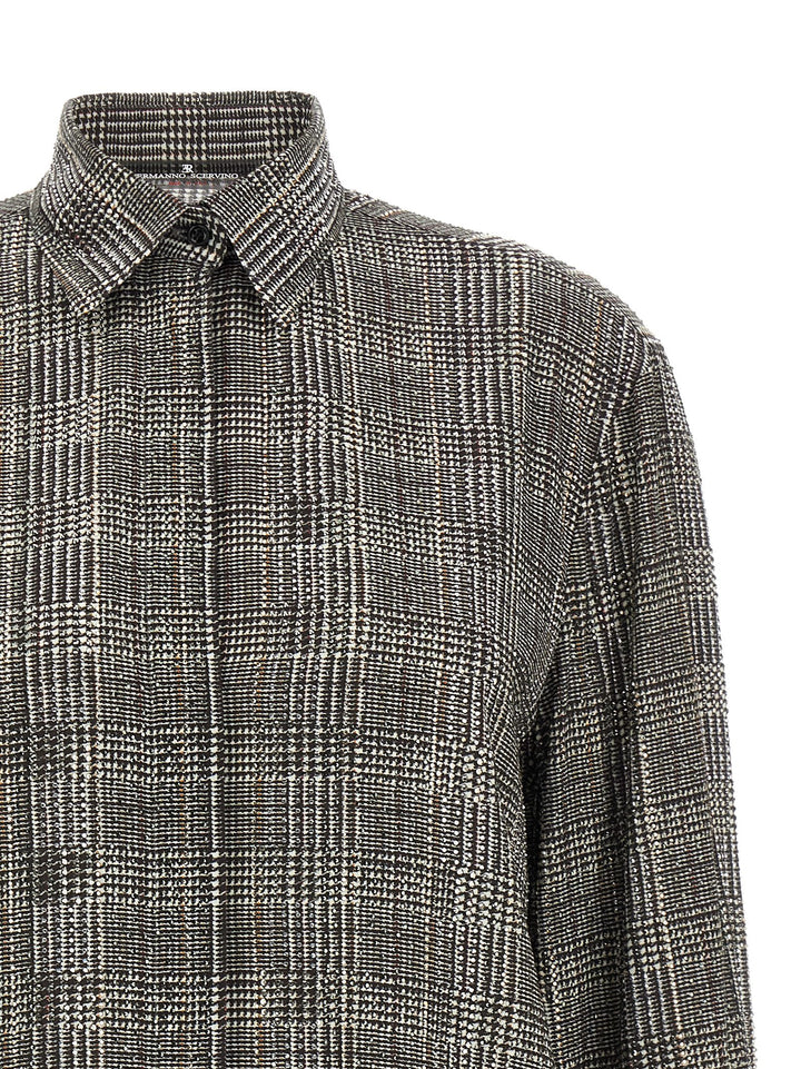 Ermanno Scervino All-Over Rhinestone Shirt Shirt and Blouse - Gray | bdec5e98869ee4f28e56eeb0ba2e3edefac80445