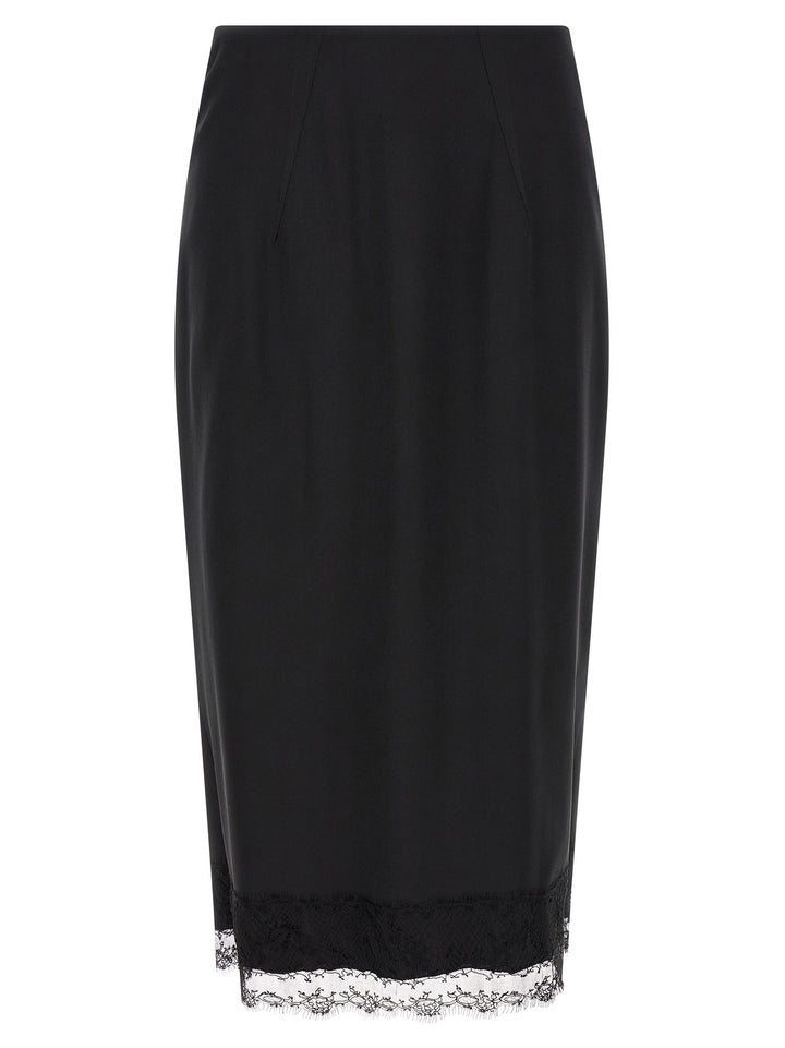 Ermanno Scervino Lace Sheath Skirt Skirts - Black | cb25c210471138a173c57e581e03ffa540d88880