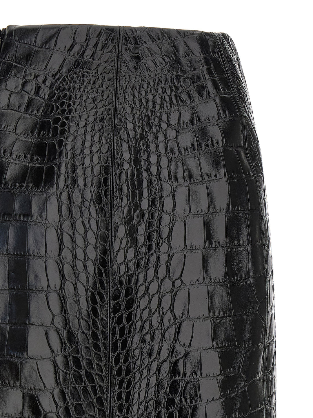 Ermanno Scervino Coconut Print Sheath Skirt With Lace Skirts - Black | 5ecd95cbeb08c3852dab93e1fdf0169f82011c41