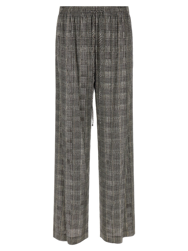 All-Over Crystal Pants Gray