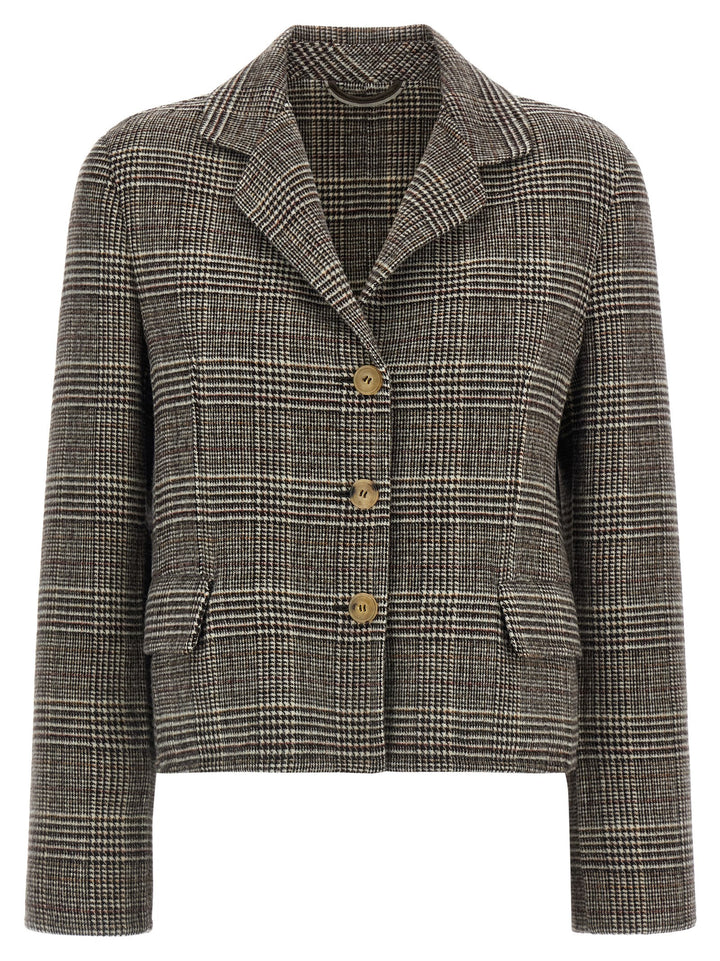 Ermanno Scervino Blazer Cropped Check BlazerS - Multicolor | 9210765c0628543ac8ff081fdb3c660f2c4e1a1d