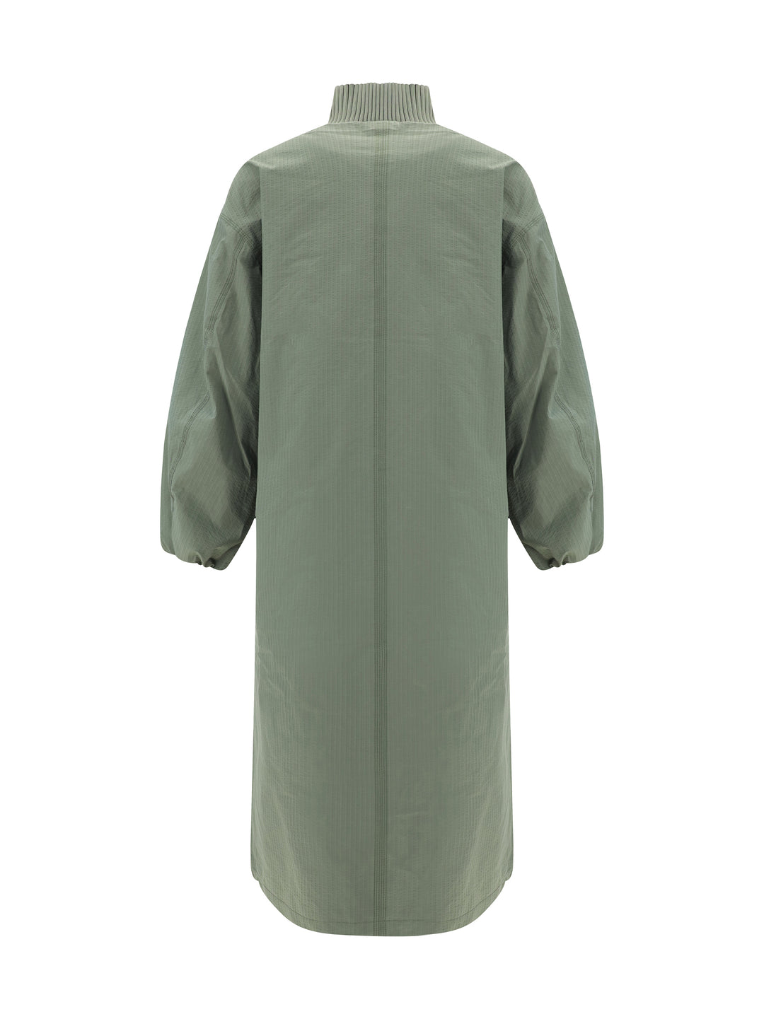 TECH SEERSUCKER OVERSIZED SHELL COAT