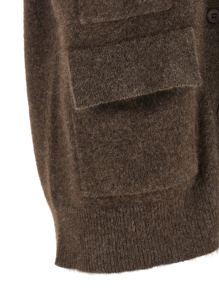 P.A.R.O.S.H. Lacoon Gilet - Brown | 9676e8e5b15375a0f4f39621e3fc9d8057f0ccff