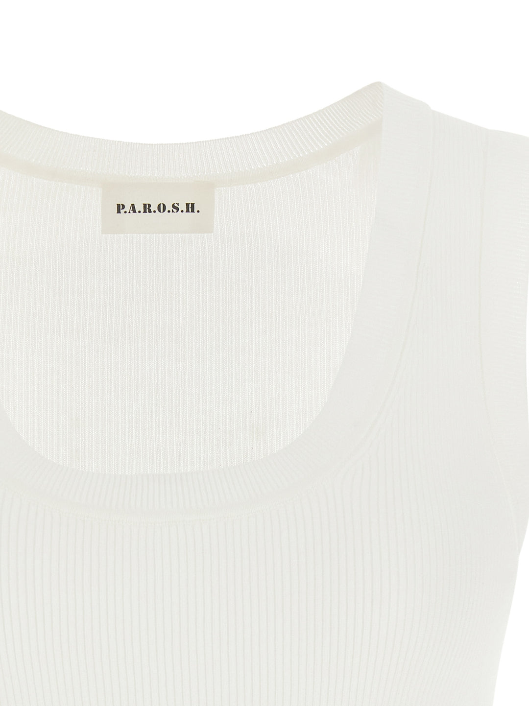 P.A.R.O.S.H. Cipria26 Tops - White | b6ee786cf08f4d1dd064836ff8cc259c2409a934
