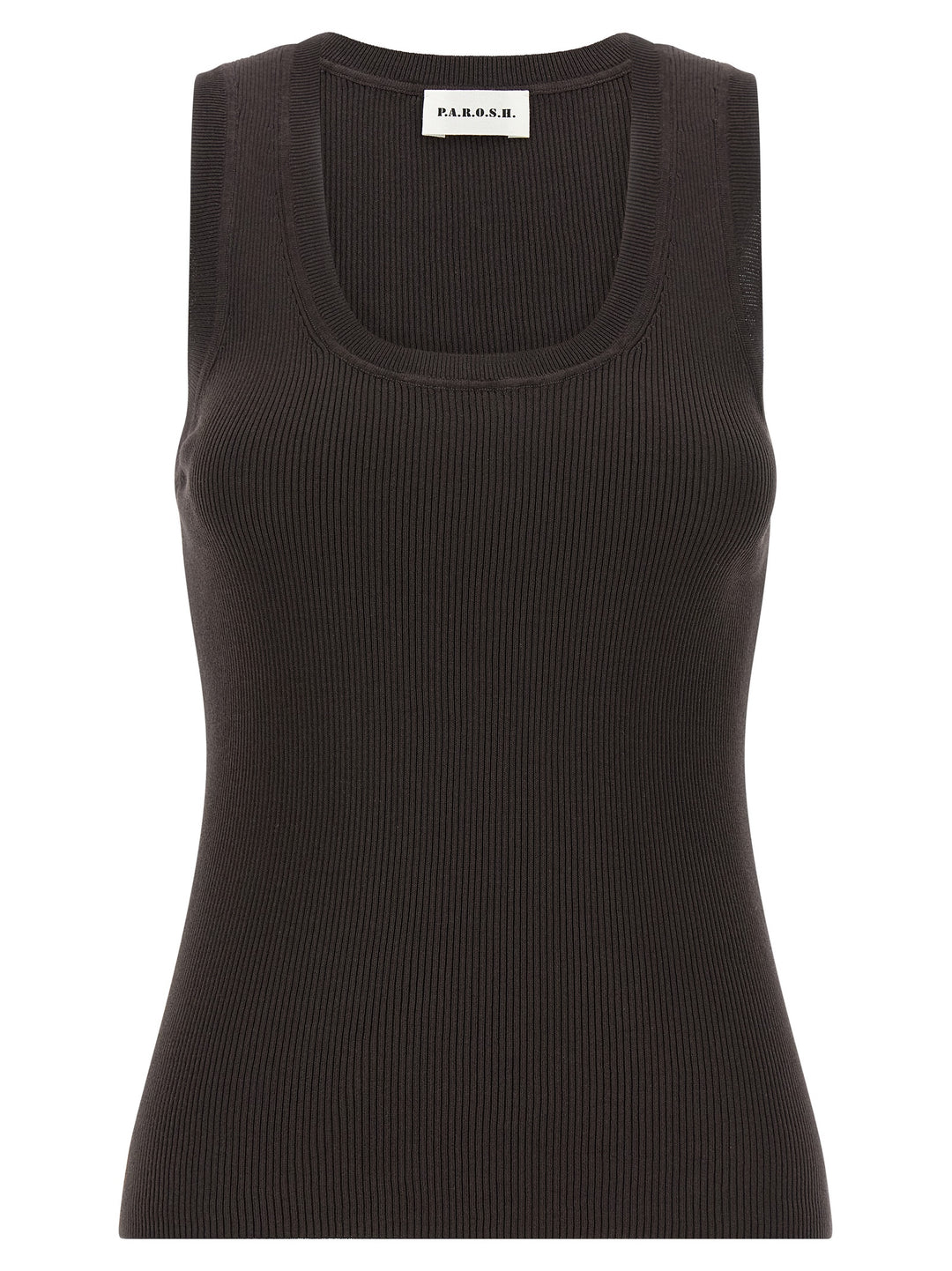 P.A.R.O.S.H. Cipria26 Tops - Brown | 6d1045abb254687bae0df9ecfd7e6264863549ea