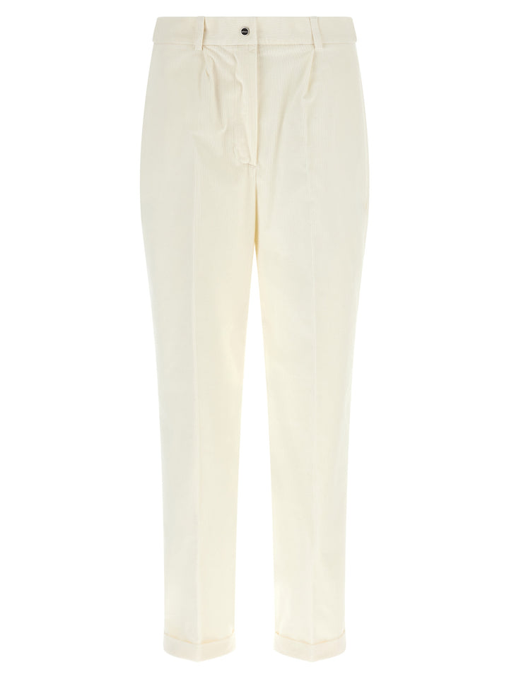 Kiton Corduroy Pants - White | f9c8d5147e3be4417a04f0ff5c65baa88d1c2f76