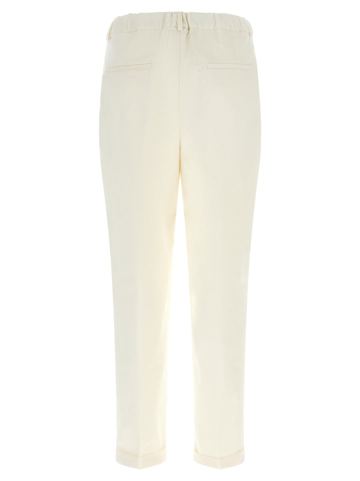 Kiton Corduroy Pants - White | a902bdb5c3b9205d7b0fb0de3397dd5324ffef47