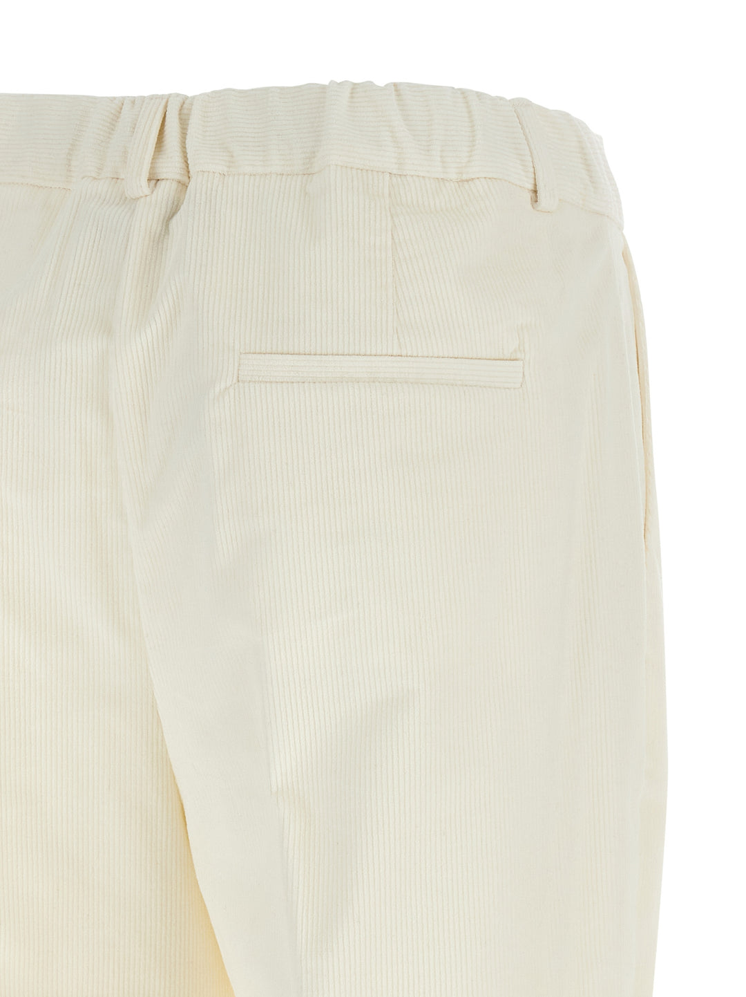 Kiton Corduroy Pants - White | 09c3f1b42d853c25763b502937f38b483fa52136