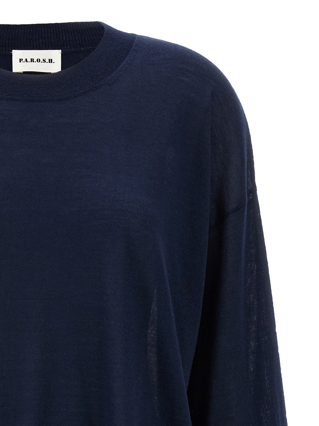 Crew-Neck Sweater Sweater, Cardigans Blue