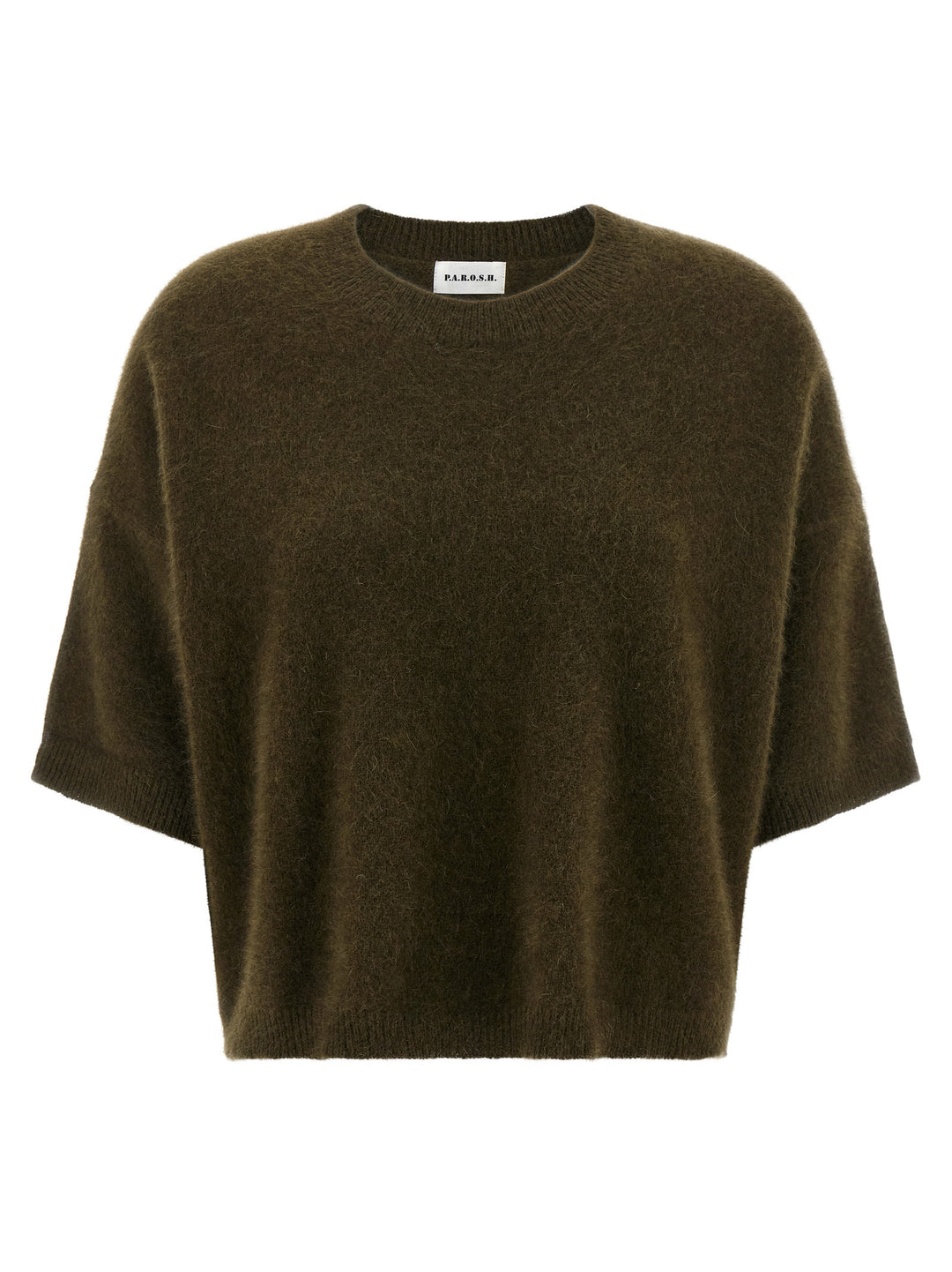 P.A.R.O.S.H. Raccoon Wool Sweater Sweaters and Cardigans - Green | 5e5150f775f6d5cb7392dc563085a56b17a44fd2