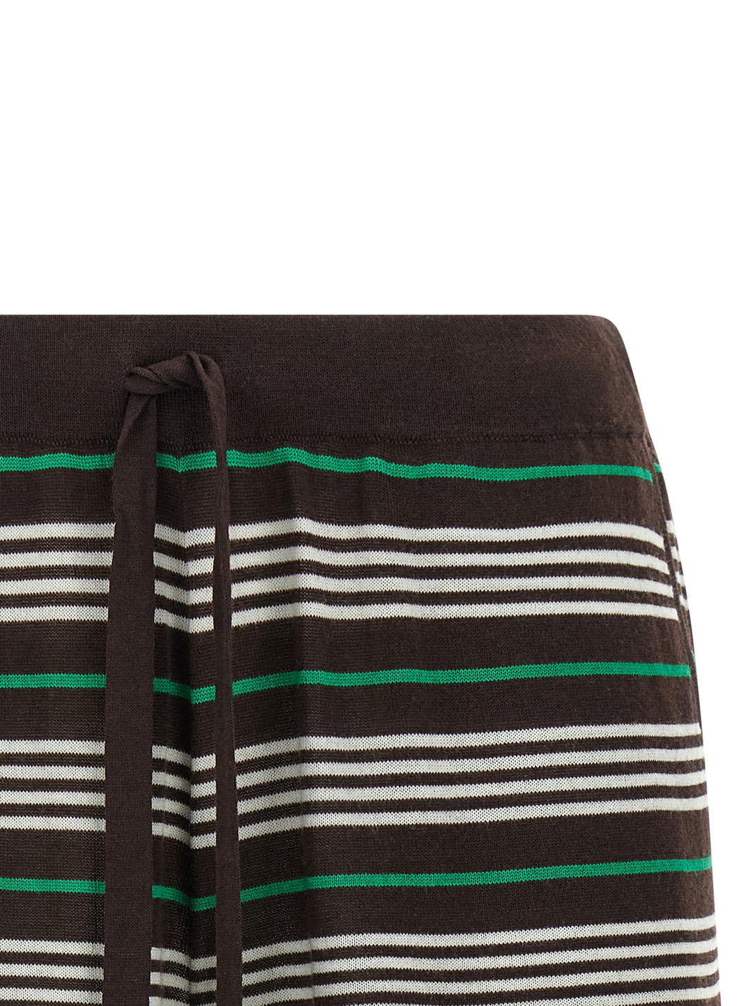 P.A.R.O.S.H. Listripes Bermuda and Short - Brown | f417bbd582df7d51489fa9aff5ec8c92de664568