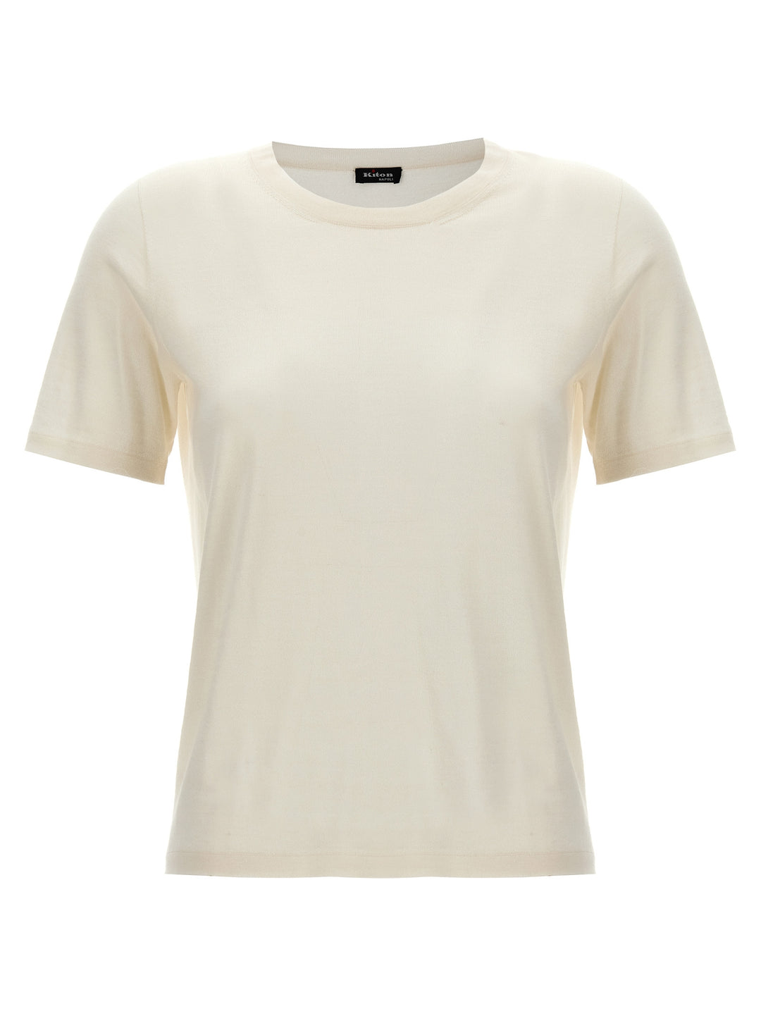 Silk Cashmere T-Shirt White