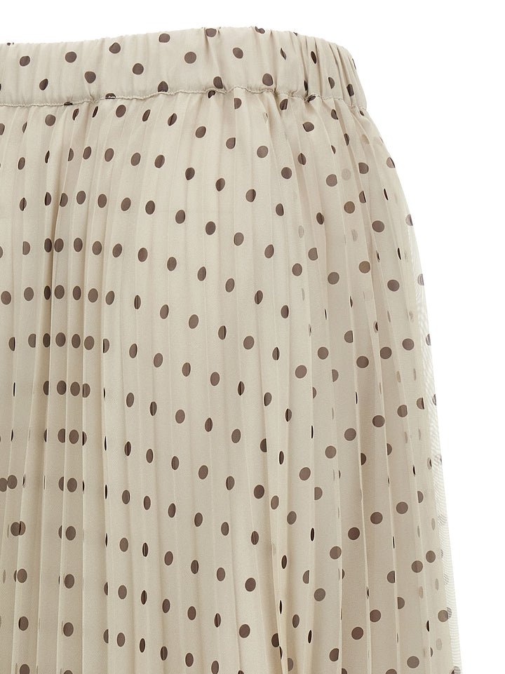 P.A.R.O.S.H. Pallina Skirts - Beige | b5b5649ae00cd4423267d41119ca4696ff286e8c