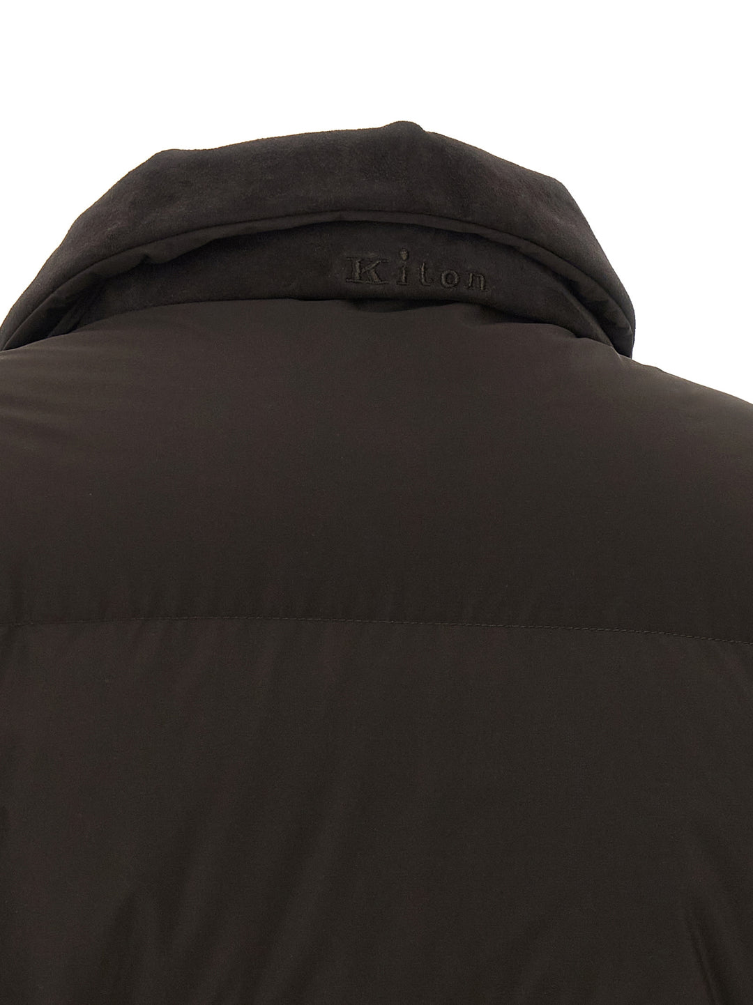 Kiton Drawstring Down Jacket Puffer Jackets - Brown | 48af85dbca539e3eab10ad66bfca3d511ce4ba57