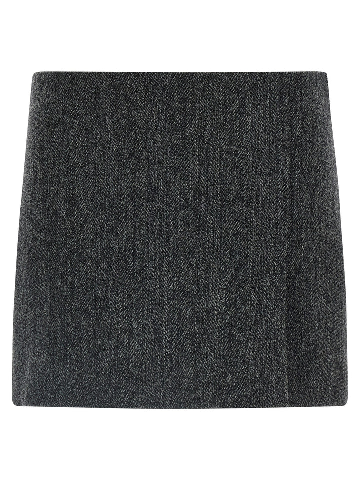 P.A.R.O.S.H. Lowolf Skirts - Gray | d6cb9d44c1fef22ec14551fd24fcac6bca28a0f8