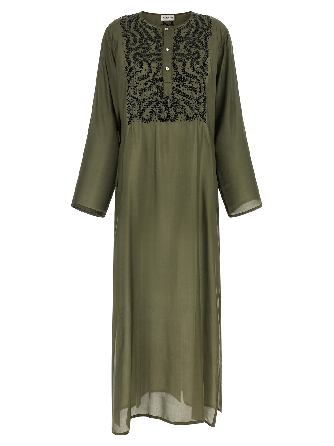 P.A.R.O.S.H. Sunset Dresses - Green | f2a4101ae8e70bb92eac13a30515e493be8ead60