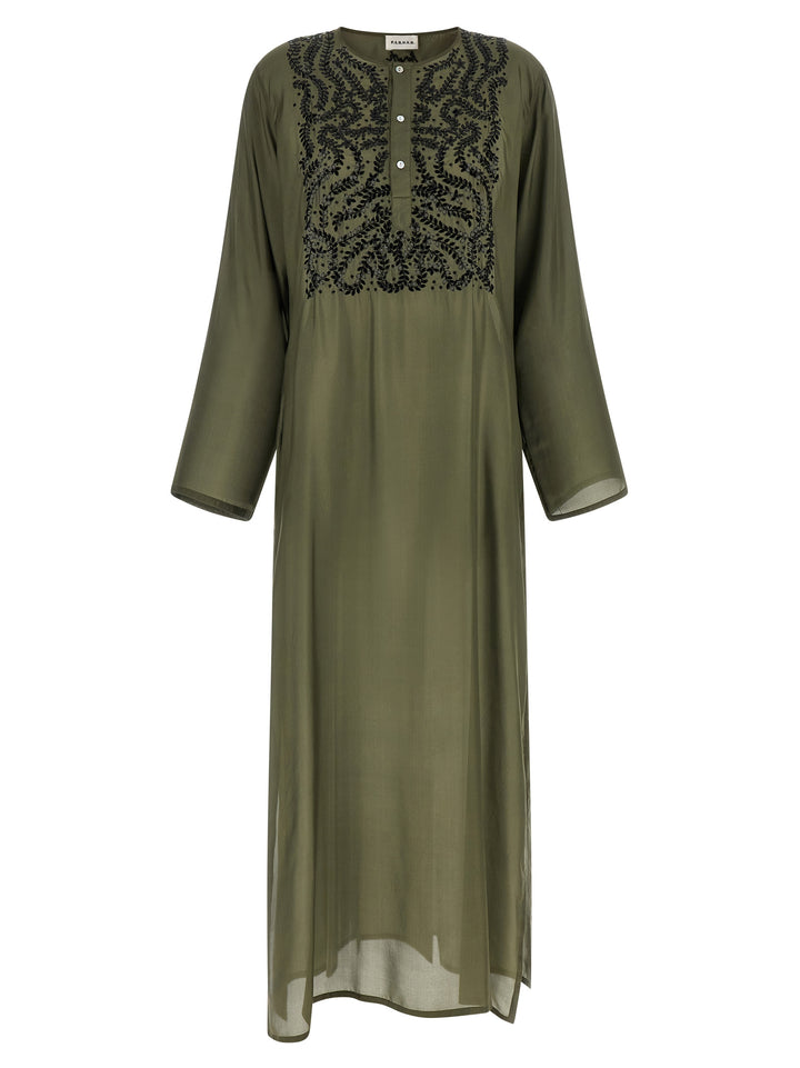P.A.R.O.S.H. Sunset Dresses - Green | f2a4101ae8e70bb92eac13a30515e493be8ead60