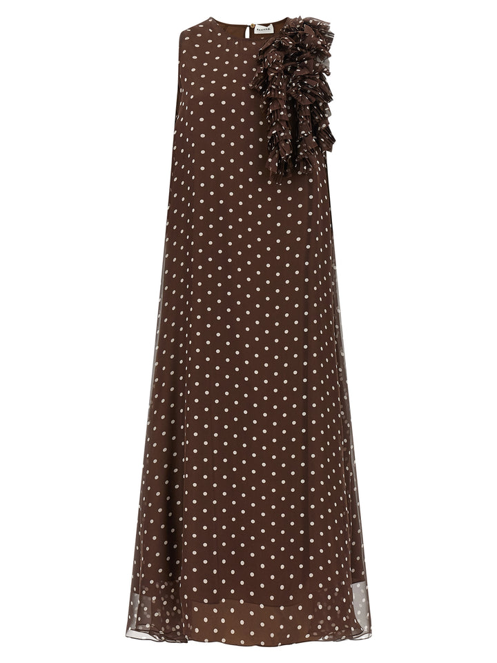 P.A.R.O.S.H. Pallina Dresses - Brown | a2cc6b8ffe7ded9810e989e41725239442c737bd