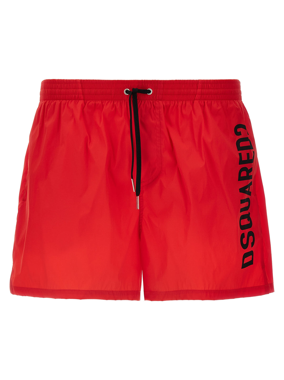 Midi Boxer Shorts Beachwear Red