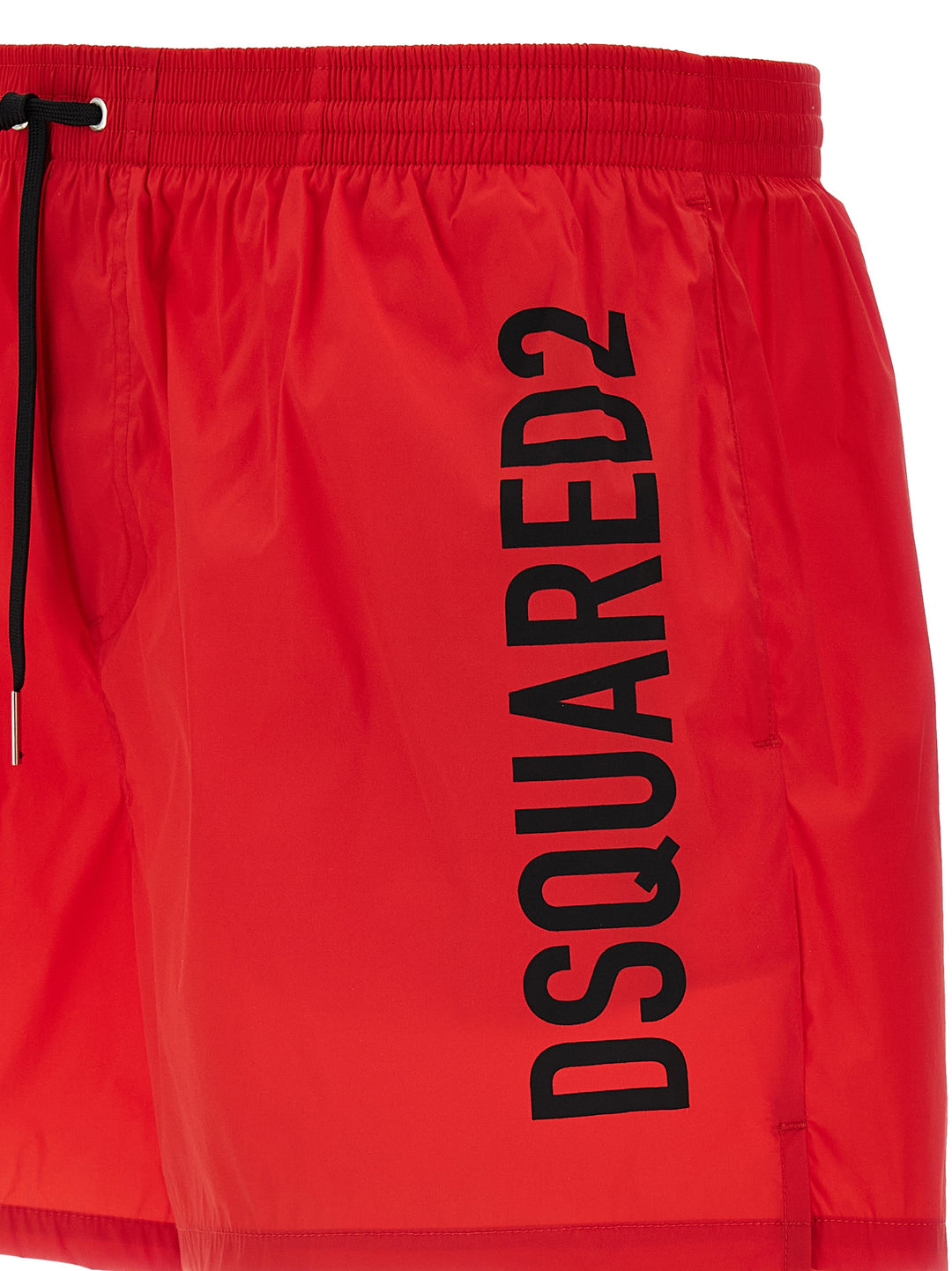 Midi Boxer Shorts Beachwear Red