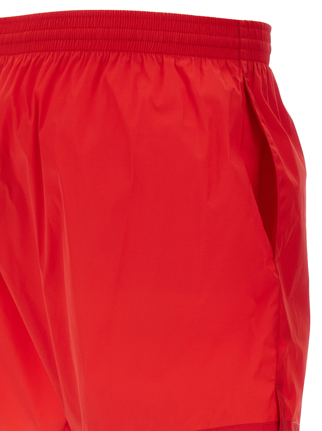 Midi Boxer Shorts Beachwear Red