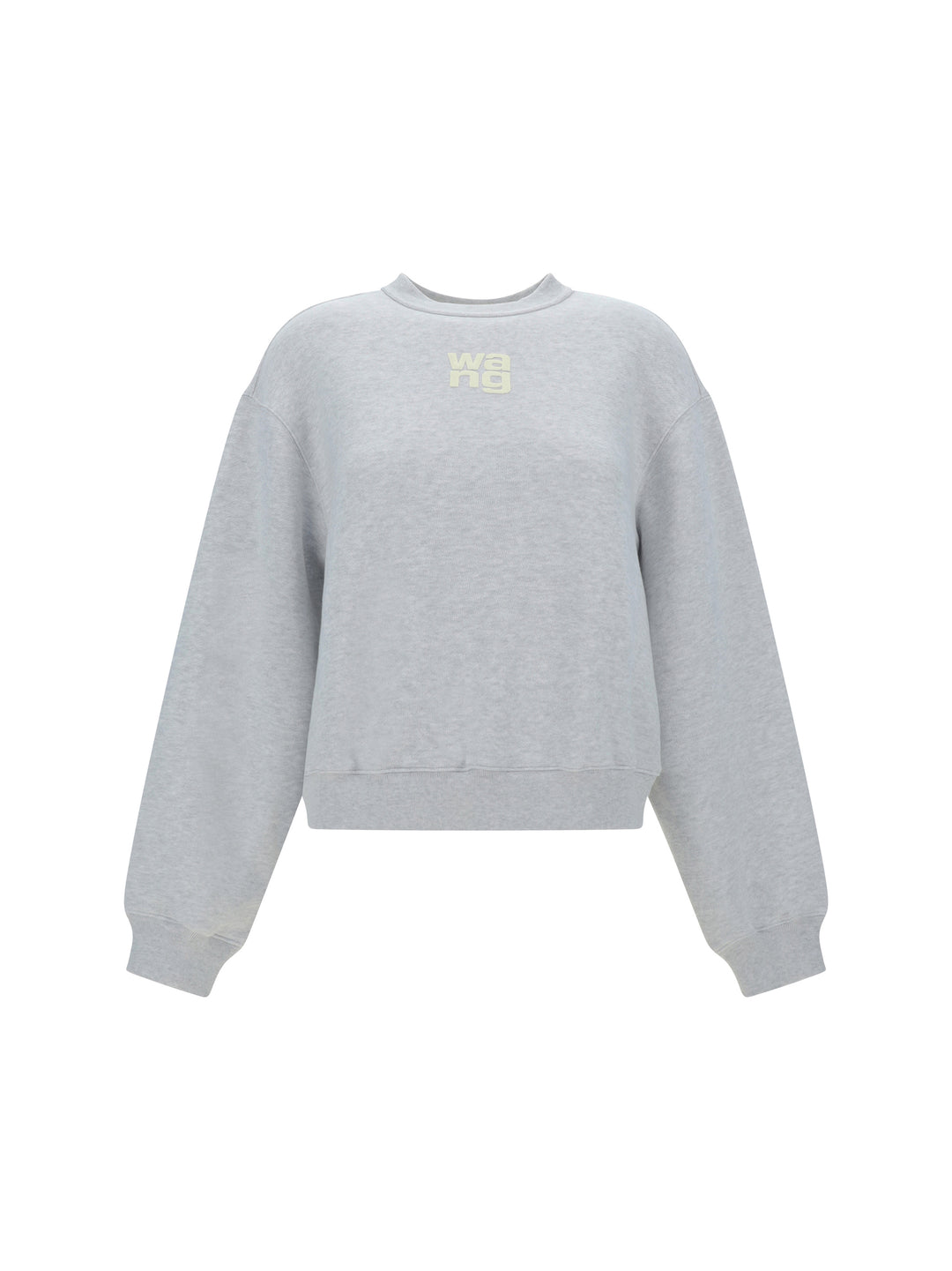 ESSENTIAL TERRY CREW SWEATSHIRT W/ PUFF