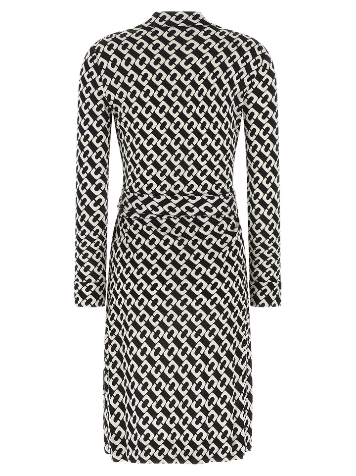 Diane Von Furstenberg New Jean Dresses - White/Black | bf2fbad4f32a516ff77352cbadc0593669c0a88d