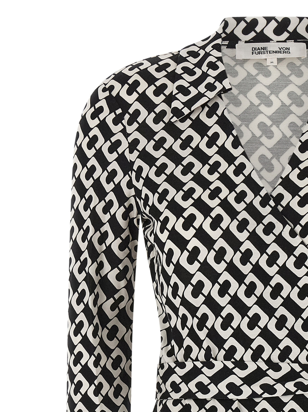 Diane Von Furstenberg New Jean Dresses - White/Black | af770bb2dad180ff160527b6ebd91ade4a526154