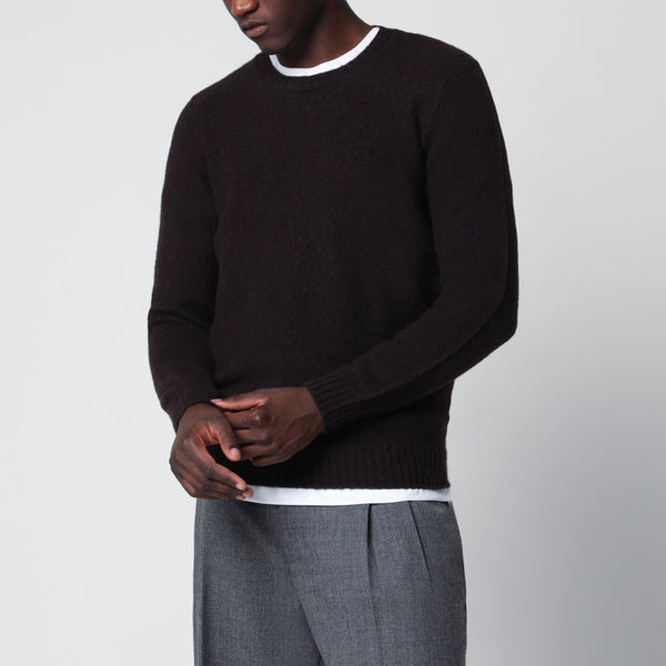 Brown Lambswool Sweater