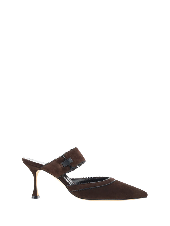 BRONTIAMUSA RIAL SUEDE 070 MULE SHOES